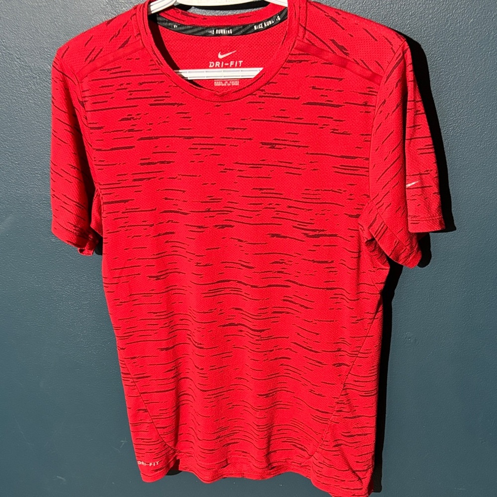 Nike Men's Red Dri-FIT Tee